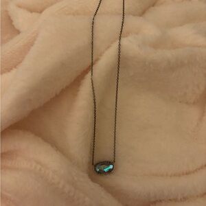Silver Kendra Scott Necklace irisdescent